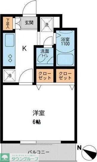 ウィンベルデュエット大宮第13の物件間取画像