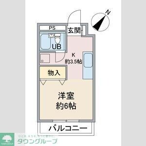 ASコーポの物件間取画像