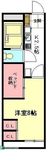 レオパレストスカーナの物件間取画像