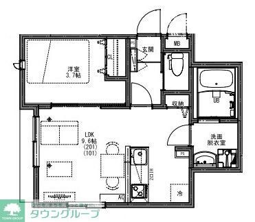 KEIAI RESIDENCE 上尾VIの物件間取画像