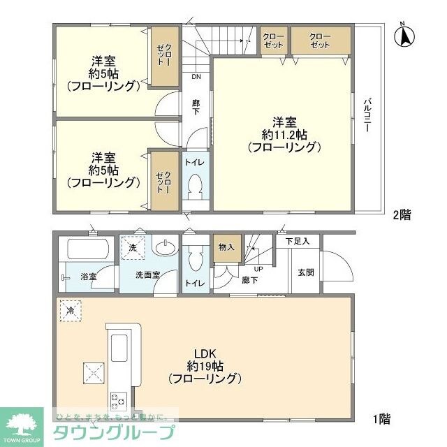 Kolet岩槻宮町の物件間取画像