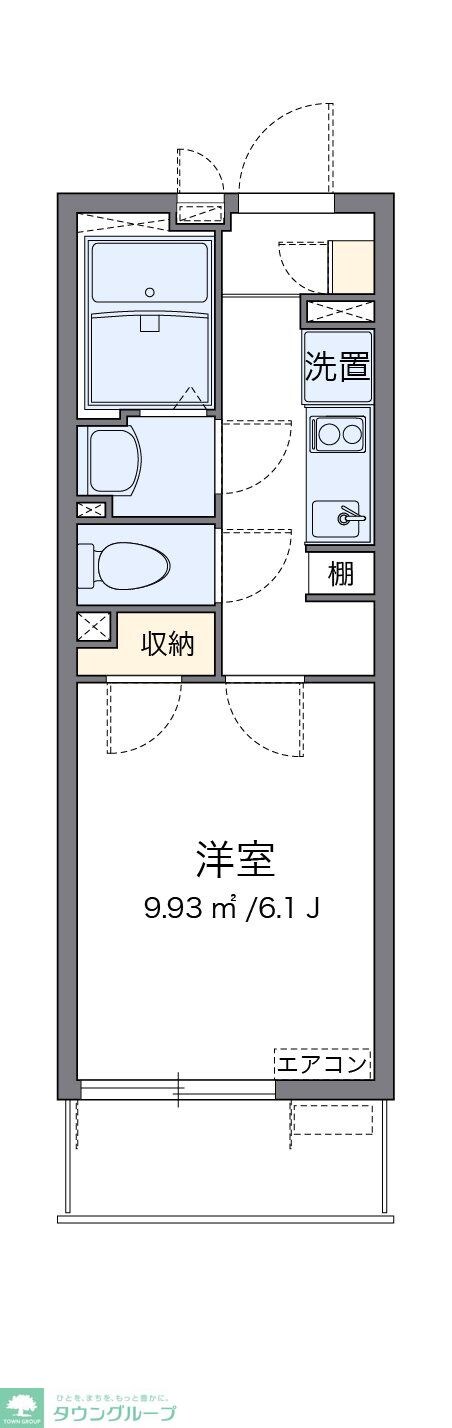 クレイノプレジャータウンIIIの物件間取画像
