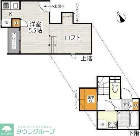 CB東大宮ライブリーの物件間取画像