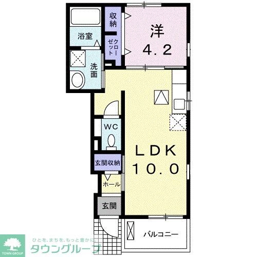 プラシードIの物件間取画像
