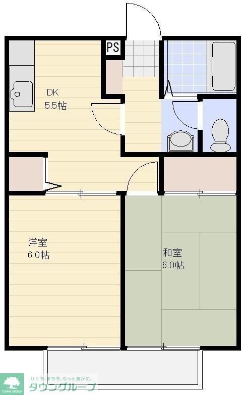 ヤマサハイツの物件間取画像