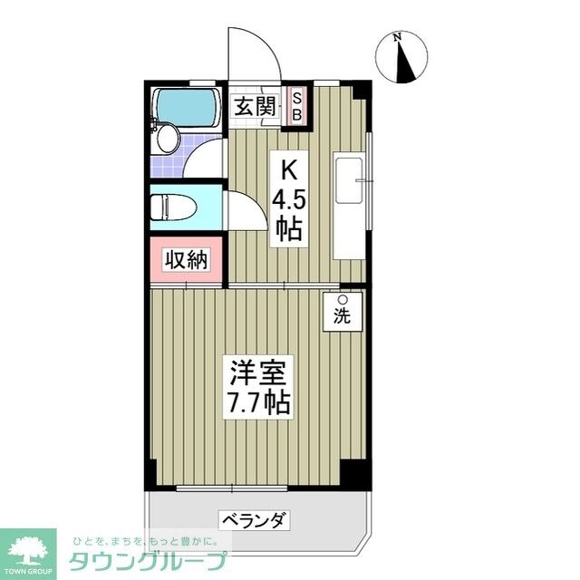 グリーンピアの物件間取画像