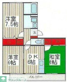 ベルメゾンかわもとの物件間取画像