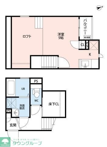 CB指扇ナコの物件間取画像