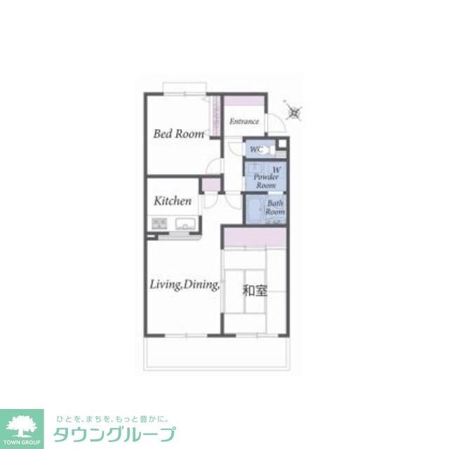 キングホームズ2番館の物件間取画像