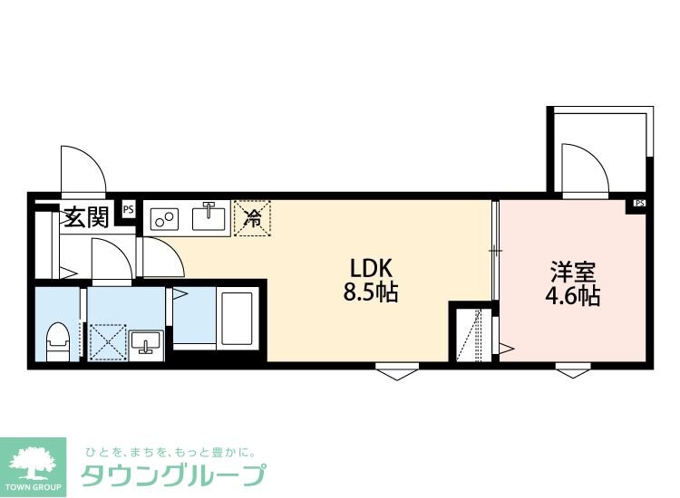 エルシーク大宮の物件間取画像