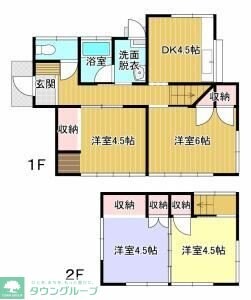 加須市旗井452-8貸家の物件間取画像