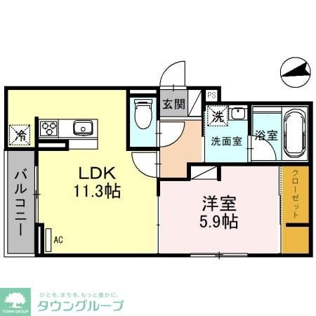 グラシアの物件間取画像