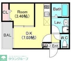 ジーメゾン大宮三橋の物件間取画像