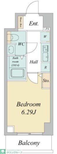 グランカーサさいたま新都心の物件間取画像