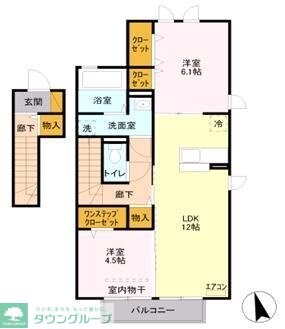 コートヴィレッジ かりんの物件間取画像