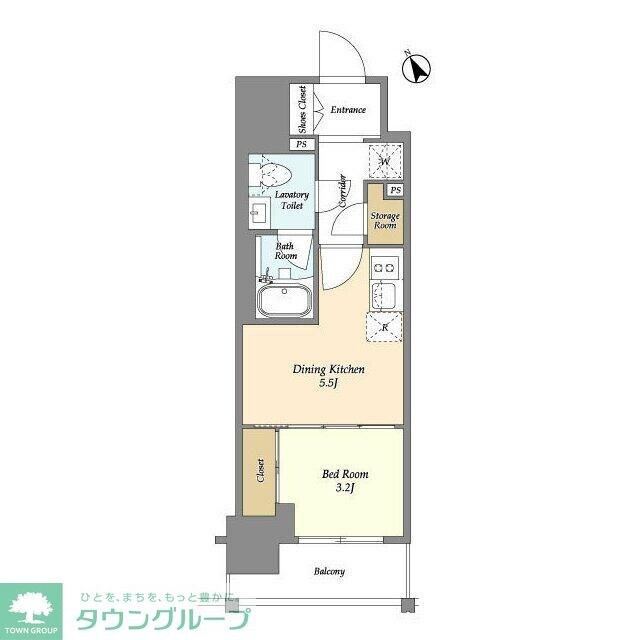 テラス横浜鶴見の物件間取画像