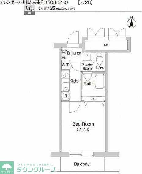 プライムアーバン川崎南幸町の物件間取画像