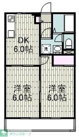 メゾンアゼリアの物件間取画像