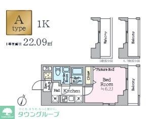 アイルプレミアム横浜ノルドの物件間取画像