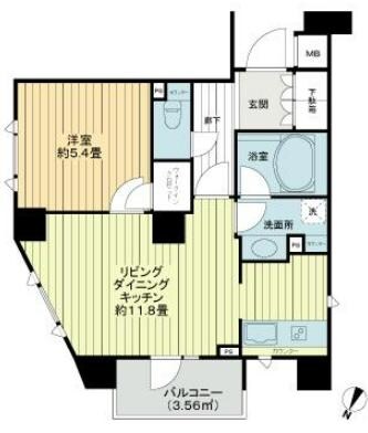 リビオレゾン小石川の物件間取画像