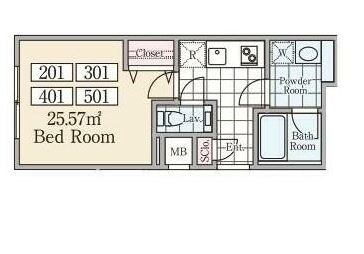 Reve Residence 駒込の物件間取画像