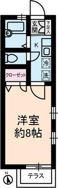 ベルクハイムの物件間取画像