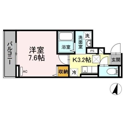 アンジュール神谷の物件間取画像