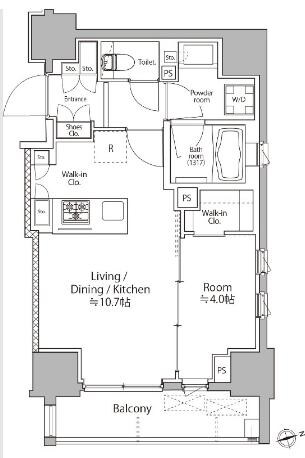 ルジェンテ本郷三丁目の物件間取画像