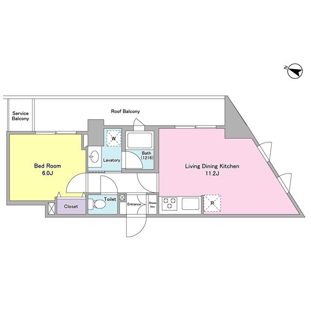 コンフォリア文京白山の物件間取画像