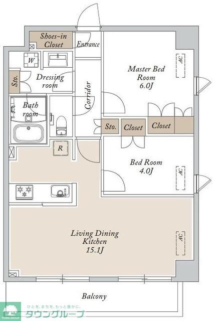 HF東尾久レジデンスの物件間取画像
