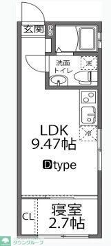 ラヴィージェ赤羽の物件間取画像