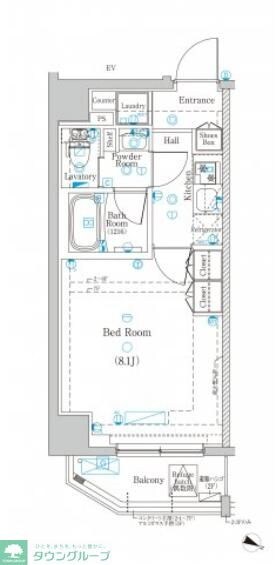 DIPS東十条駅前RESIDENCEの物件間取画像