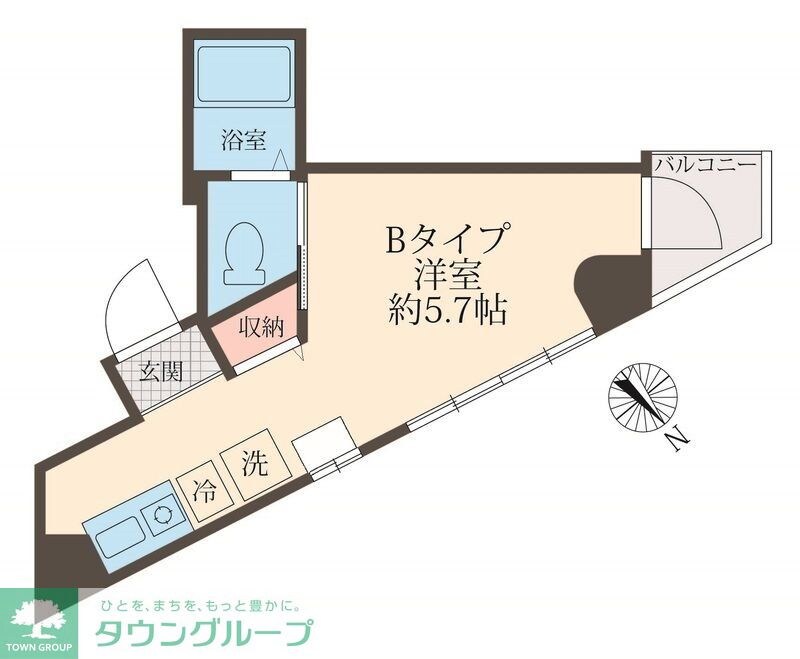ロイヤルシティ赤羽岩淵の物件間取画像
