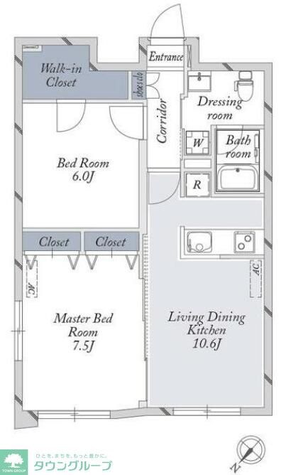 La Douceur文京大塚EASTの物件間取画像