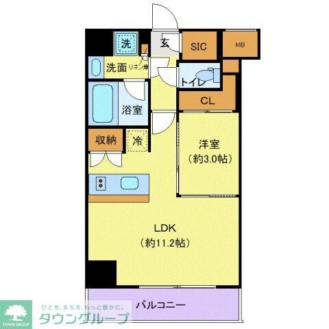 Log板橋区役所前の物件間取画像
