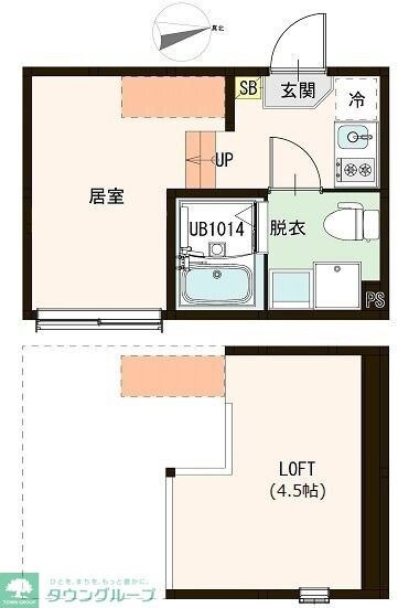 foret bleueの物件間取画像
