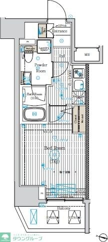 ベルグレード王子DUEの物件間取画像