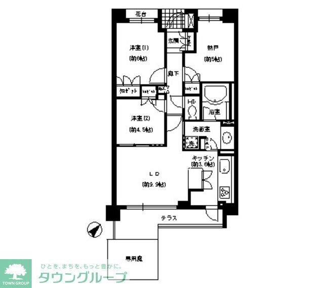 エスティメゾン巣鴨の物件間取画像