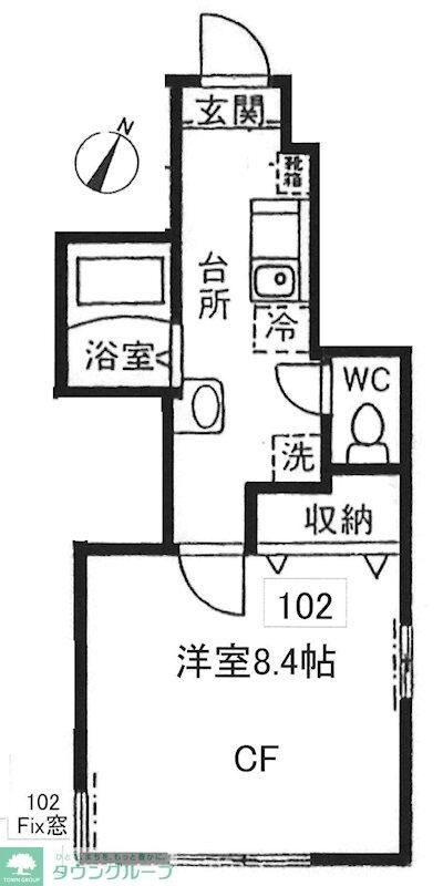 コンフォール千駄木の物件間取画像