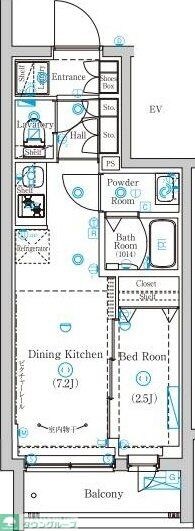 Mind Higashijujoの物件間取画像