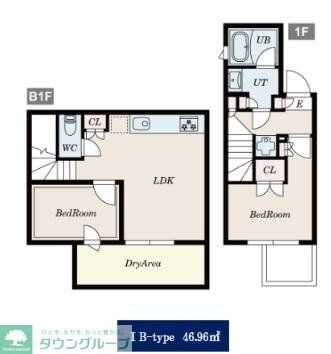 PASEO白山Iの物件間取画像