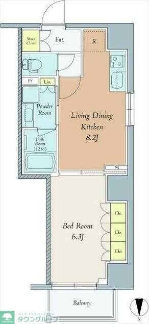 クレストコート西巣鴨の物件間取画像