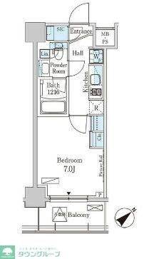 パークアクシス大塚ガーデンスクエアの物件間取画像