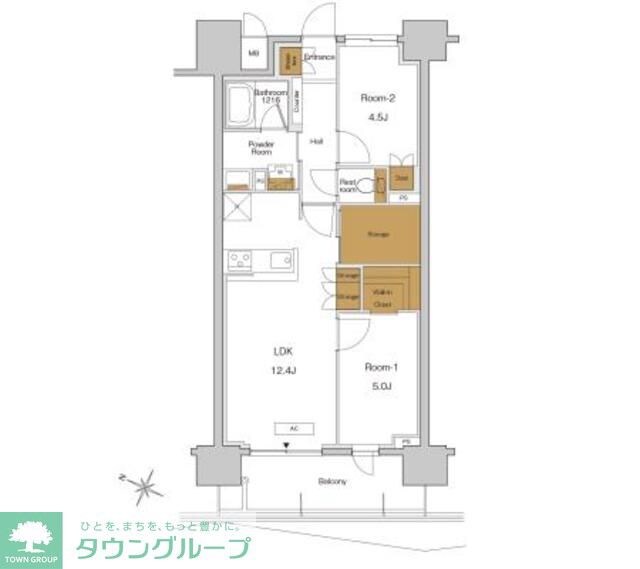 RJRプレシア東十条ガーデンの物件間取画像