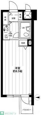 ライオンズマンション田端第2の物件間取画像