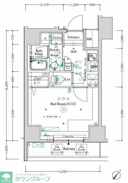 アンベリール王子の物件間取画像