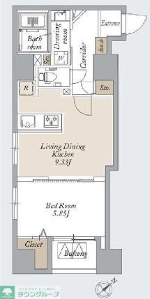 グランカーサ上野入谷の物件間取画像