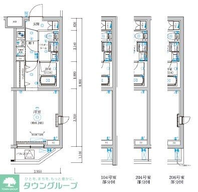 REGOLITH板橋本町の物件間取画像
