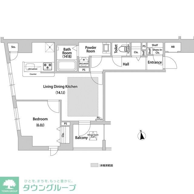 BLESS西巣鴨の物件間取画像