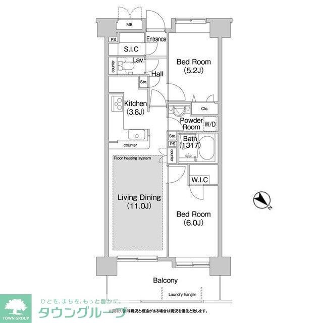 コンフォリア板橋仲宿の物件間取画像